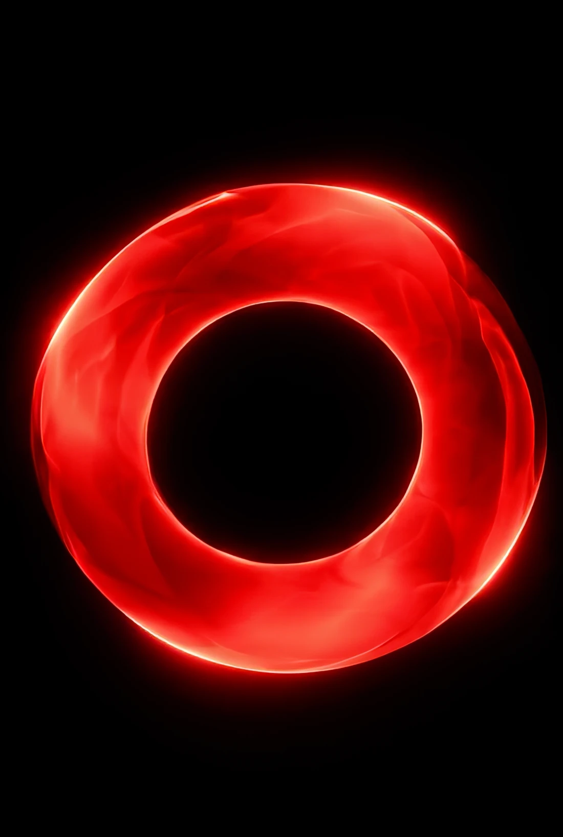 Glowing red orbital ring representing ONIMA Portal